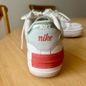 Nike White with Red and Green Accents Sneakers